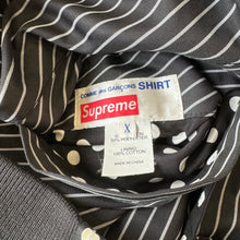 Load image into Gallery viewer, SUPREME x COMME DES GARCONS x Harold Hunter Reversible Varsity Jacket SS14 Pre-Owned XL
