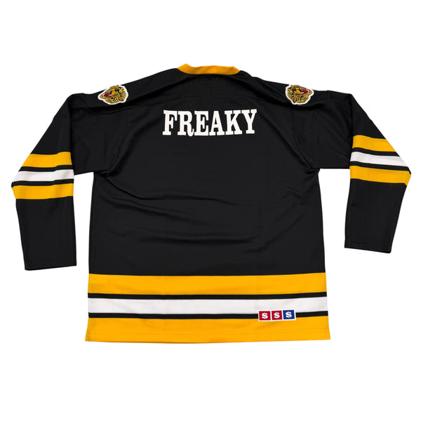 New Supreme Freaky Hockey Jersey Black Size X-Large