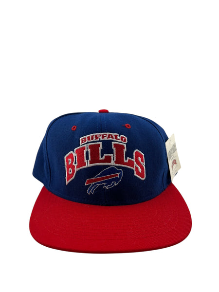 Vintage AMERICAN NEEDLE Buffalo Bills Snapback Hat 90s Blue Red NWT
