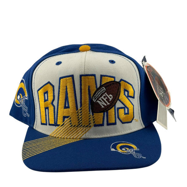 Vintage NWT Drew Pearson St Louis Rams Blast Pro Series 90s Snapback Hat Multicolor