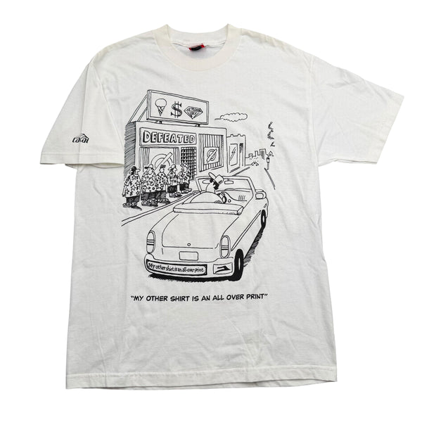 LAKAI My Other Shirt Is An All Over Print Shirt White Large