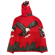Load image into Gallery viewer, NEW Supreme Eagle Hooded Zip Up Sweater Dark Red Sz Large
