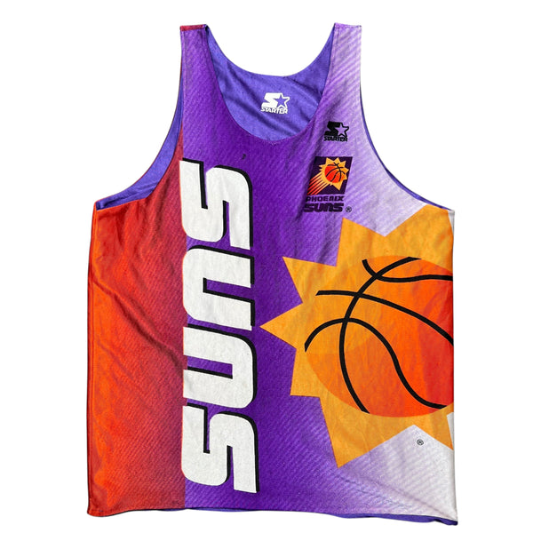 Vintage STARTER Phoenix Suns Reversible Basketball Jersey 90s L
