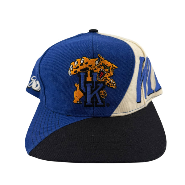 Vintage TOW Kentucky Wildcats 90s Swirl Snapback Hat Multicolor