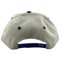 Load image into Gallery viewer, Vintage LOGO ATHLETIC Indy Racing League Diamond Spike Snapback Hat 90s White Blue Red
