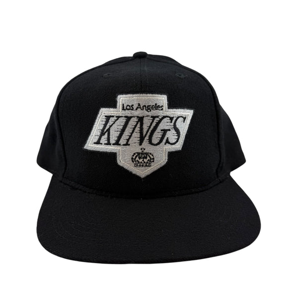 Vintage American Needle Los Angeles Kings Black 90s Snapback Hat