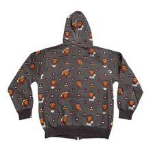 Load image into Gallery viewer, A Bathing Ape Baby Milo Junk Food All Over Print Full Zip Hoodie Grey Size Large
