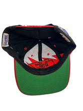 Load image into Gallery viewer, Vintage LOGO ATHLETIC Kansas City Chiefs Sharktooth Snapback Hat 90s Black Red
