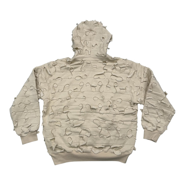 New Supreme Griffin Zip Up
Hooded Sweatshirt Natural Size Large