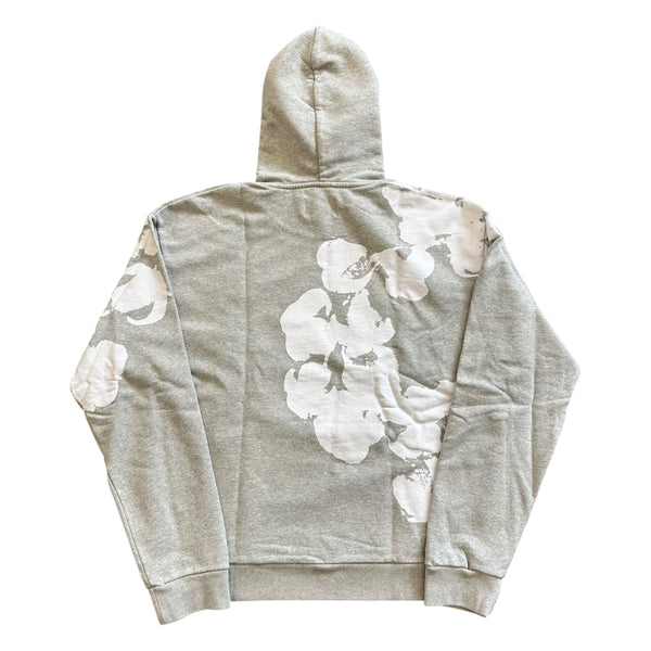 New Denim Tears Big Cotton Wreath Hoodie Grey Size Medium