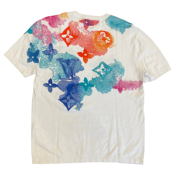 LOUIS VUITTON Knitted Watercolor Monogram T Shirt 2021 S