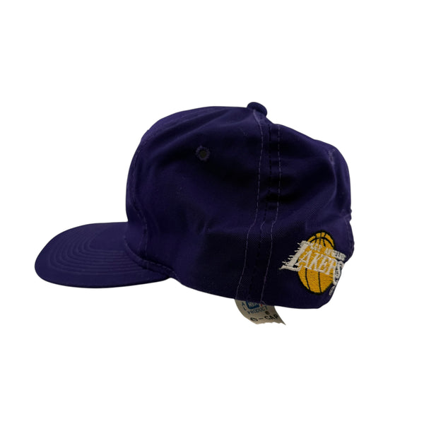 Vintage G-CAP Los Angeles Lakers Snapback Hat 90s Youngan Grosscap Purple