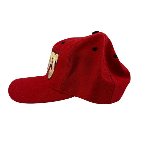 Vintage THE GAME Kansas City Chiefs Snapback Hat 90s Red