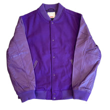 Load image into Gallery viewer, New SUPREME Motion Logo Varsity Jacket Purple
