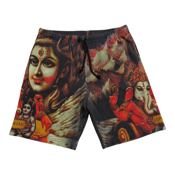 New Supreme Ganesh Waffle Short Multicolor Size Large