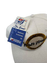 Load image into Gallery viewer, Vintage THE GAME Wake Forest Demon Deacons Snapback Hat 90s White NWT
