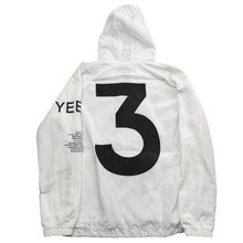 Load image into Gallery viewer, 2015 ADIDAS YEEZY Yeezus Tour Season 1 Windbreaker Jacket White Sz Medium
