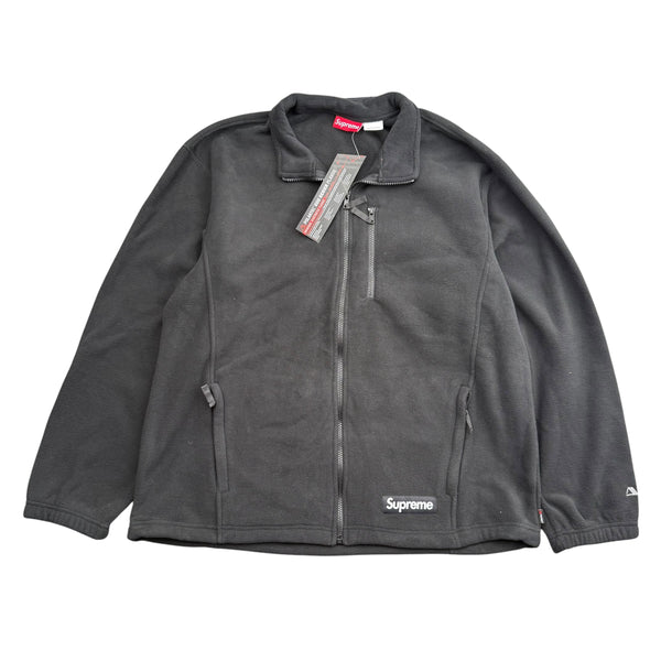 NEW Supreme Polartec Zip Jacket Black Sz XL