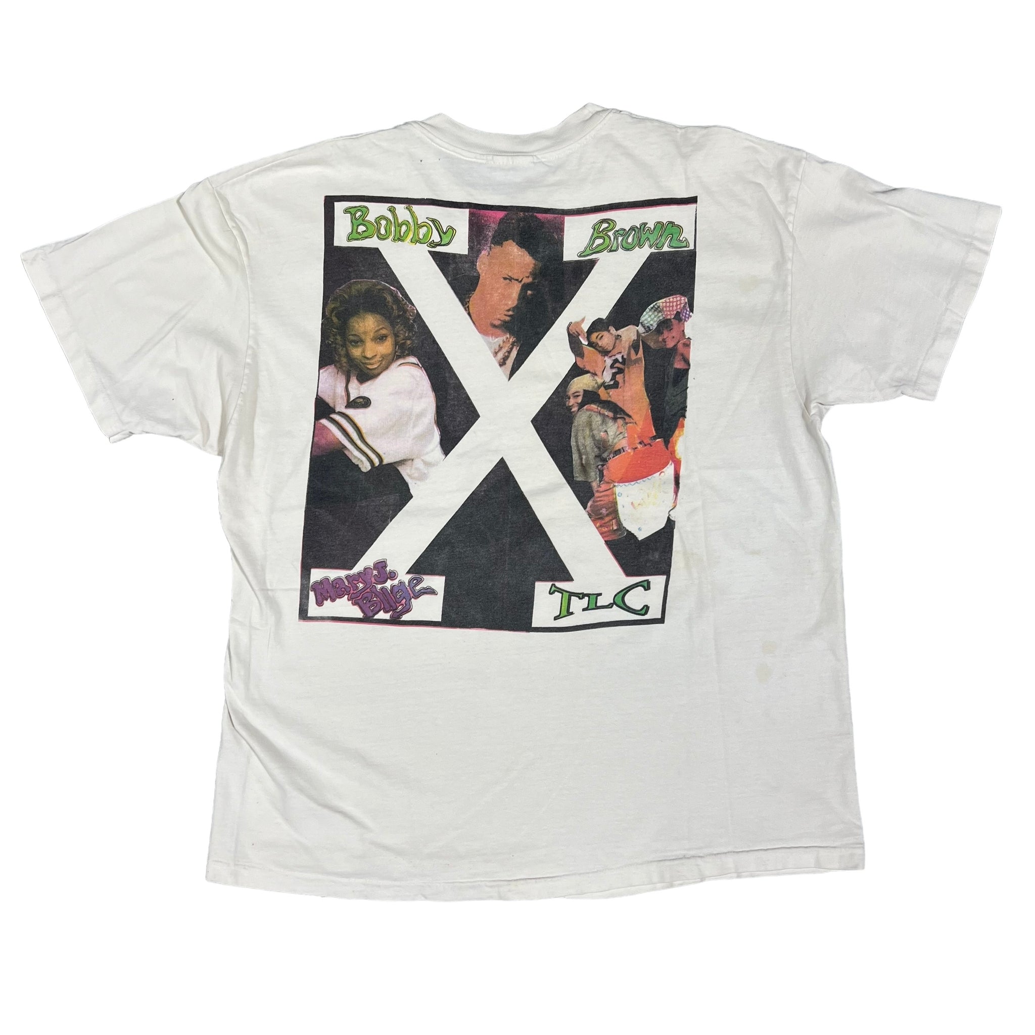 Vintage Bobby Brown TLC Mary J. Blige 1993 Hump Around Tour T