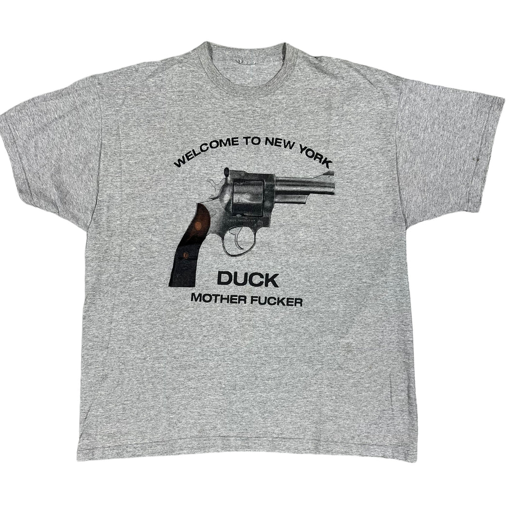 Vintage NYC Welcome To New York Duck Mother Fucker Tourist Shirt