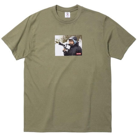 New Supreme 40 Acres Spike Tee Olive Sz L