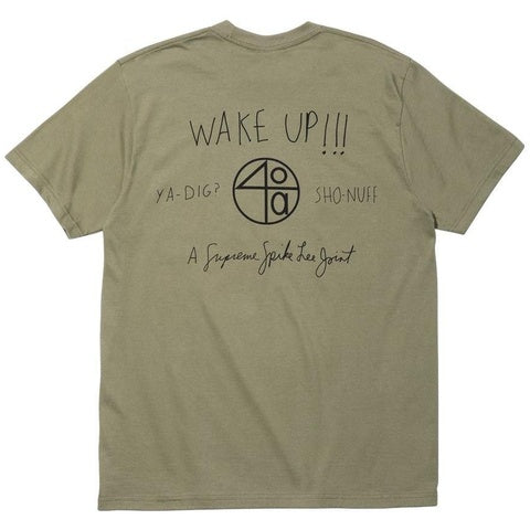 New Supreme 40 Acres Spike Tee Olive Sz L