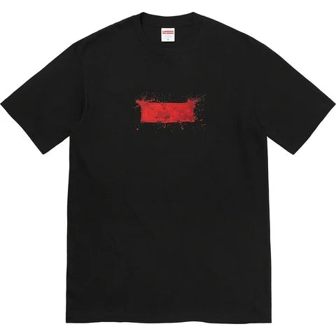 New Supreme Ralph Steadman Box Logo Tee Black Sz L