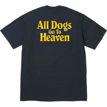 Load image into Gallery viewer, New Supreme All Dogs Go To Heaven Tee Black Sz L
