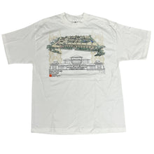 Load image into Gallery viewer, Vintage 90s Frank Lloyd Wright Imperial Hotel Tokyo Japan Art Shirt Andazia XL
