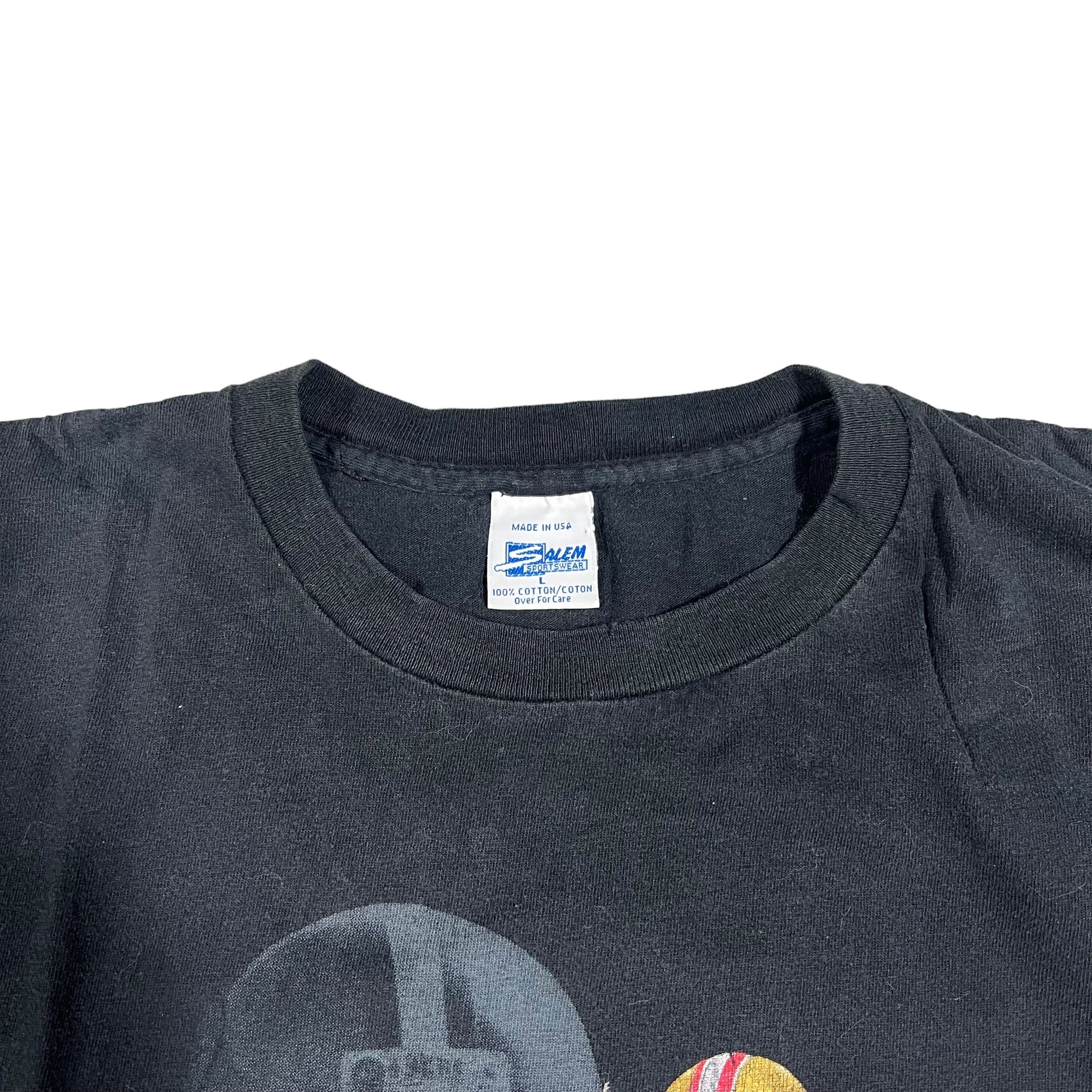 Vintage SALEM Joe Montana San Francisco 49ers T Shirt 90s Black L 
