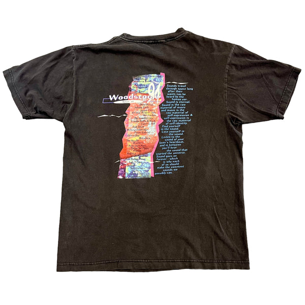 Vintage PEPSI Woodstock 1994 Promo T Shirt 90s Nine Inch Nails Green Day Metallica L