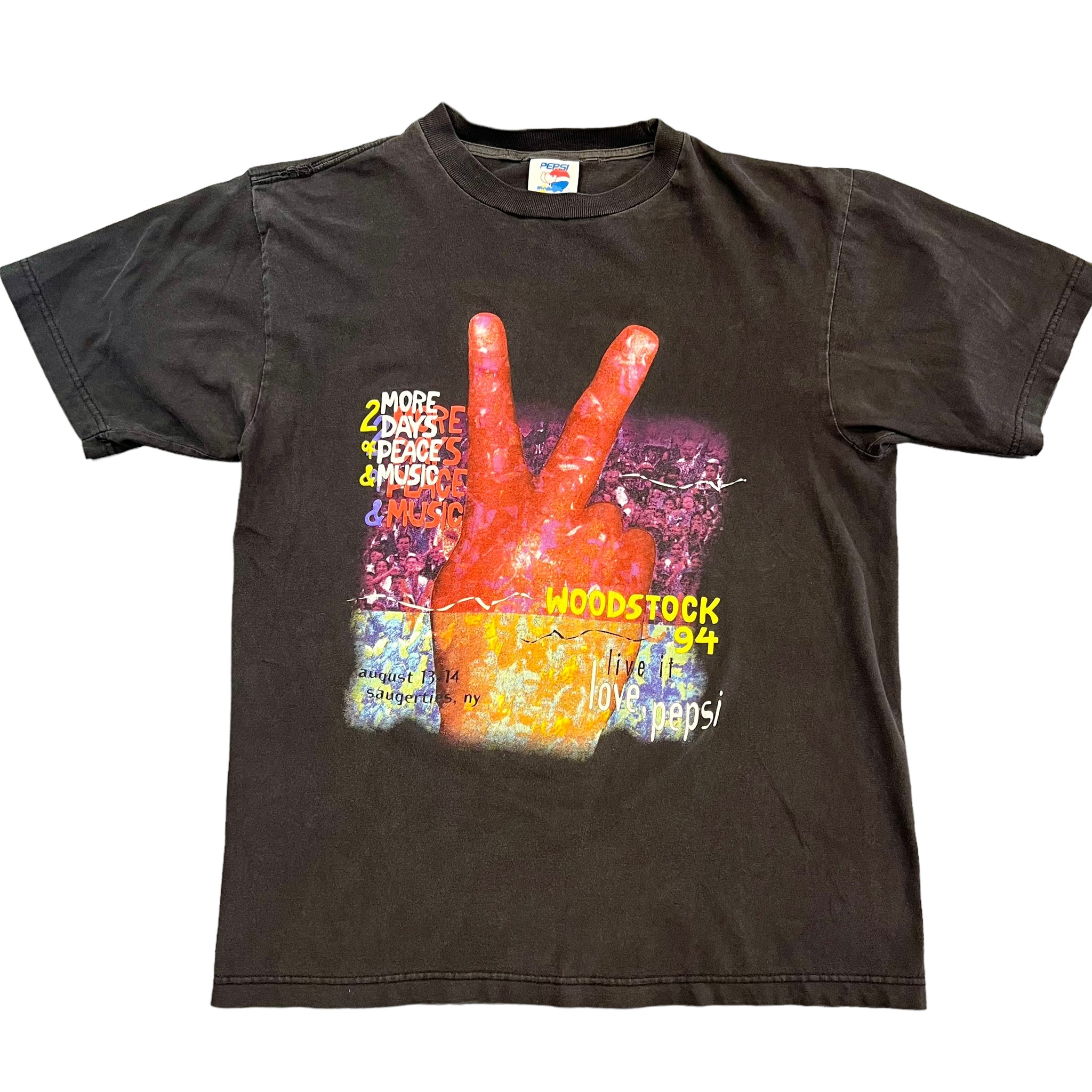 90s PEPSI WOODSTOCK LIVE IT バンドT ヴィンテージ 90s PEPSI WOODSTOCK LIVE IT バンドT ヴィンテージ
