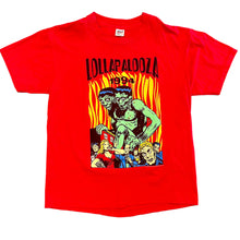 Load image into Gallery viewer, Vintage 1994 Lollapalooza Two Headed Boy Festival Tee Smashing Pumpkins Beastie Boys Tribe Called Quest Tagged Anvil XL
