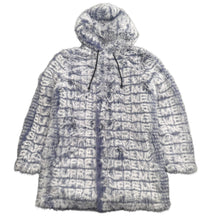 Load image into Gallery viewer, NEW Supreme Faux Fur Hooded Coat Purple Sz Large
