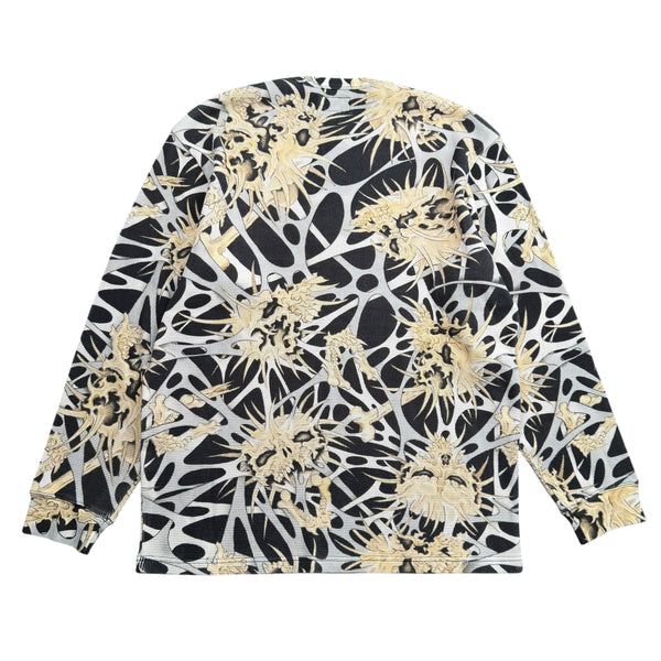 NEW Supreme Y's by Yohji Yamamoto L/S Thermal Mutlicolor Sz Large