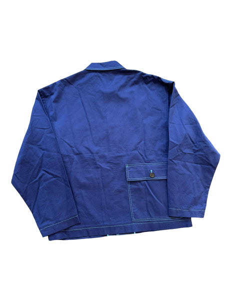 UNIQLO x MARNI Oversized Utility Jacket Blue Pre-Owned M