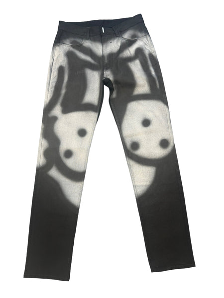Givenchy Chito Grafitti Dog Jeans Tagged 30 - New with Tags
