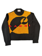 Load image into Gallery viewer, Marni X Carhartt Logo Intarsia-Knitted Sweater Pre-Owned Tagged 48
