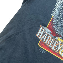 Load image into Gallery viewer, Vintage 3D EMBLEM Harley Davidson Honolulu Hawaii American Biker T Shirt 90s Black XL
