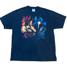 Load image into Gallery viewer, Vintage ALSTYLE The Undertaker Kane Brothers of Destruction 2001 WWF WWE Wrestling T Shirt 2000s Black XL
