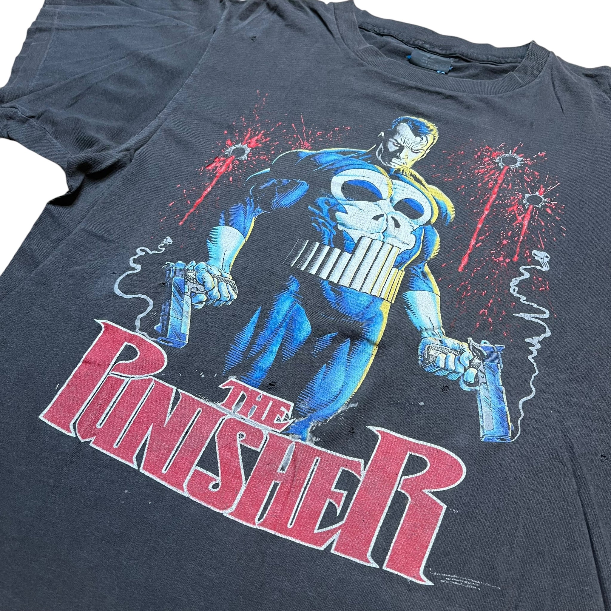 Vintage CHANGES The Punisher Guns Marvel Comics 1989 T Shirt 80s 