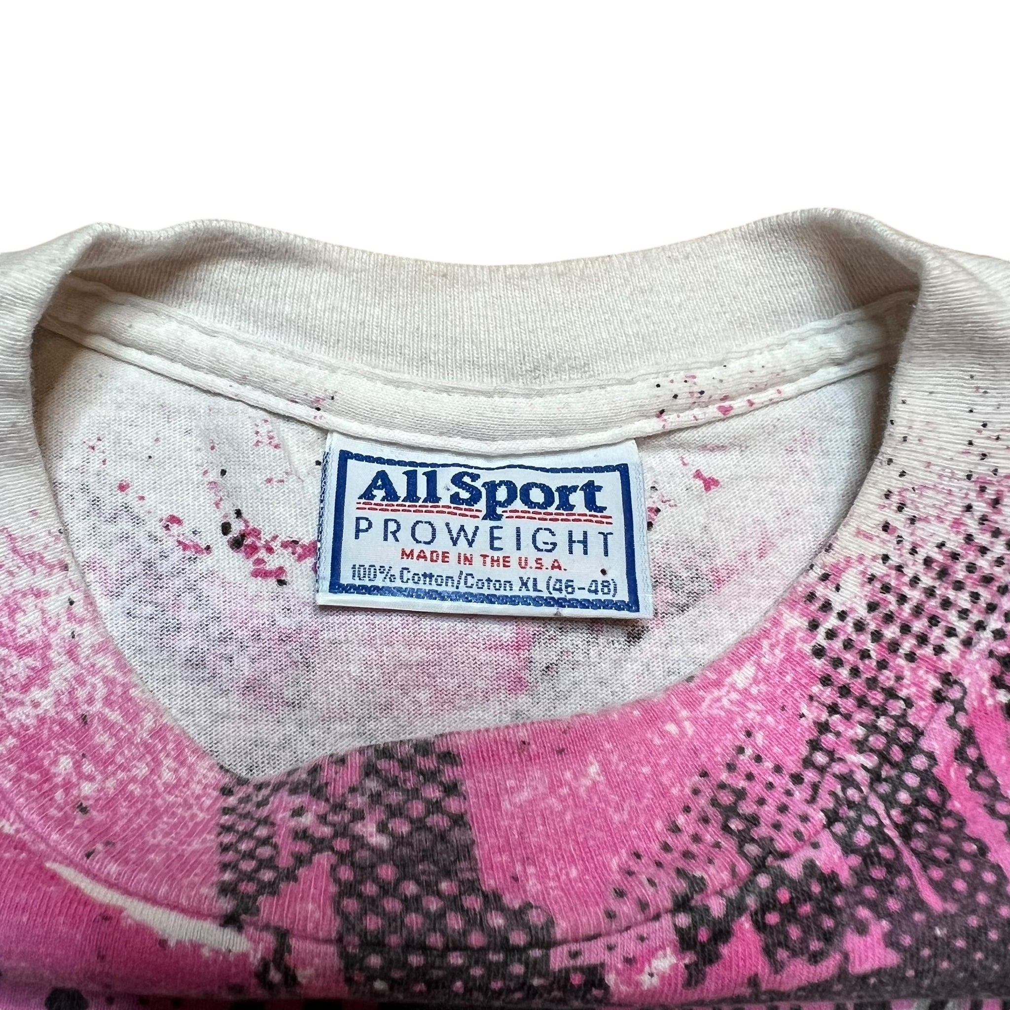 Vintage ALL SPORT Batman Returns DC Comics 1992 All Over Print T 