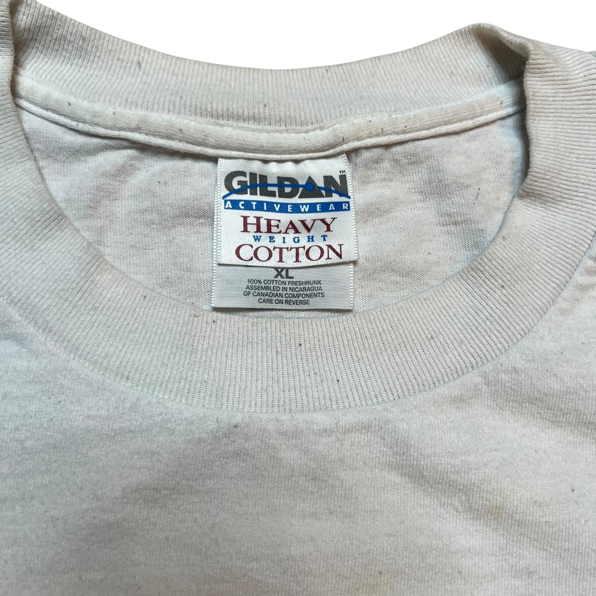 Vintage Sandman Blood Sweat Beers ECW Wrestling T Shirt 90s White 