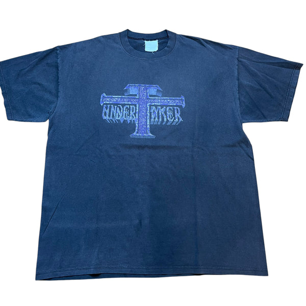 Vintage WWF The Undertaker Lord of Darkness 1998 Wrestling T Shirt 90s Black