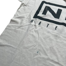 Load image into Gallery viewer, Vintage ONEITA Nine Inch Nails NIN You Get What You Deserve Hate 1990 Tour T Shirt 90s White XL
