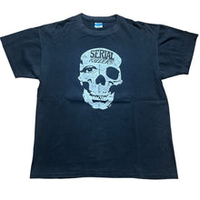 Load image into Gallery viewer, Vintage ROYAL Gary Heidnik's House of Horrors Serial Killers Skull T Shirt 90s Black XL
