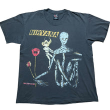 Load image into Gallery viewer, Vintage GIANT Nirvana Incesticide Album T Shirt 90s Black XL
