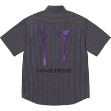 Load image into Gallery viewer, NEW Supreme AOI Eyes S/S Work Shirt Stripe Sz Large
