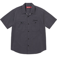Load image into Gallery viewer, NEW Supreme AOI Eyes S/S Work Shirt Stripe Sz Large

