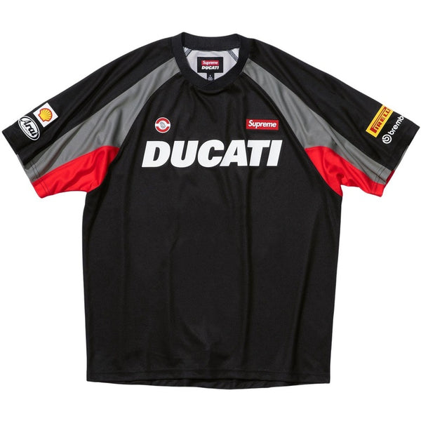 NEW Supreme Ducati Soccer Jersey Black Large